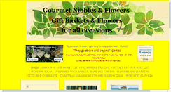 Desktop Screenshot of gourmetnibblesandbaskets.com